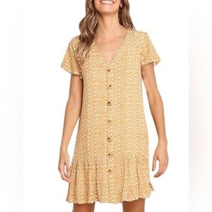 Yellow Summer Shift Dress